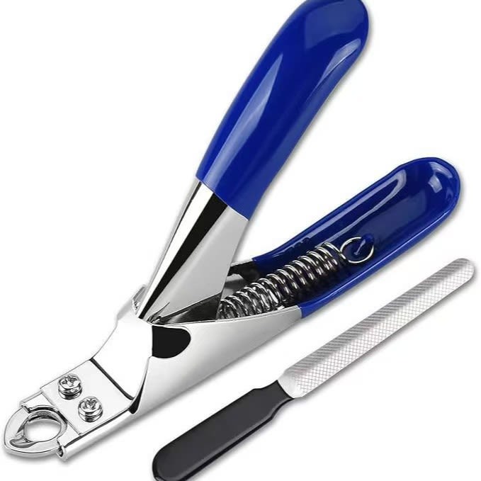 Dog Nail Cutter Type U Word False Tips Professional Nail Clippers Straight Edge Cutters Manicure Pliers Guillotine Nail Capsule view 7