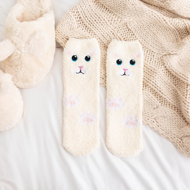 Cute Cartoon Animal Thickened Warm Women's Socks view 10