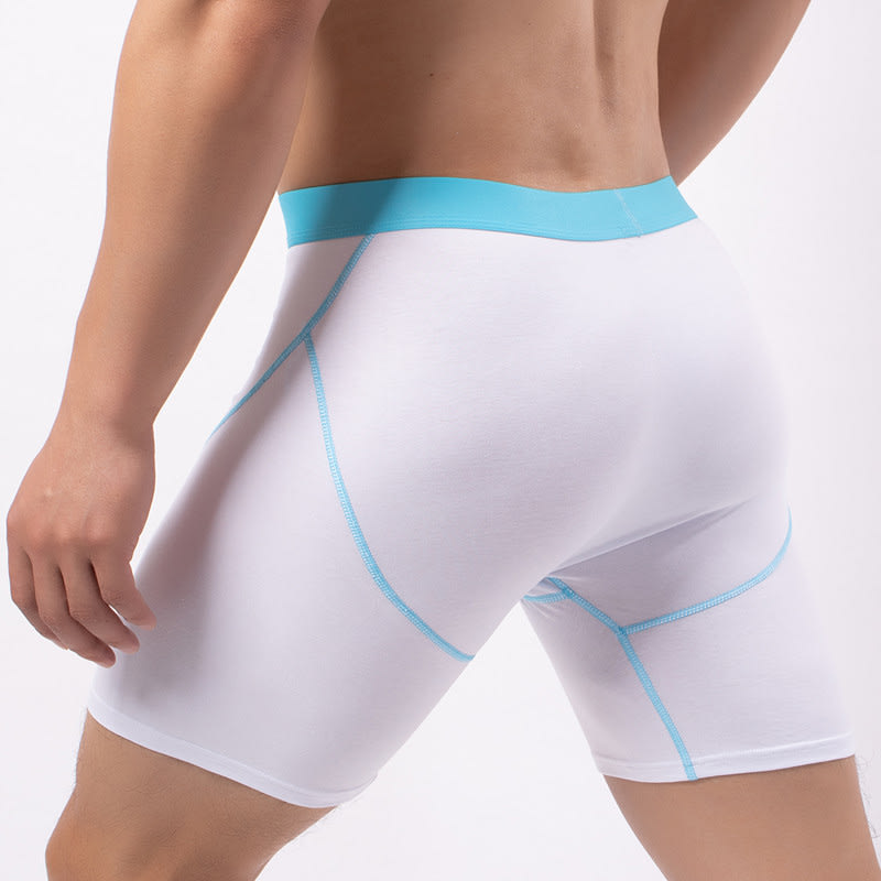 Sports Three-point Pants Lengthened Anti-wear Leg Breathable Men's Underwear view 5