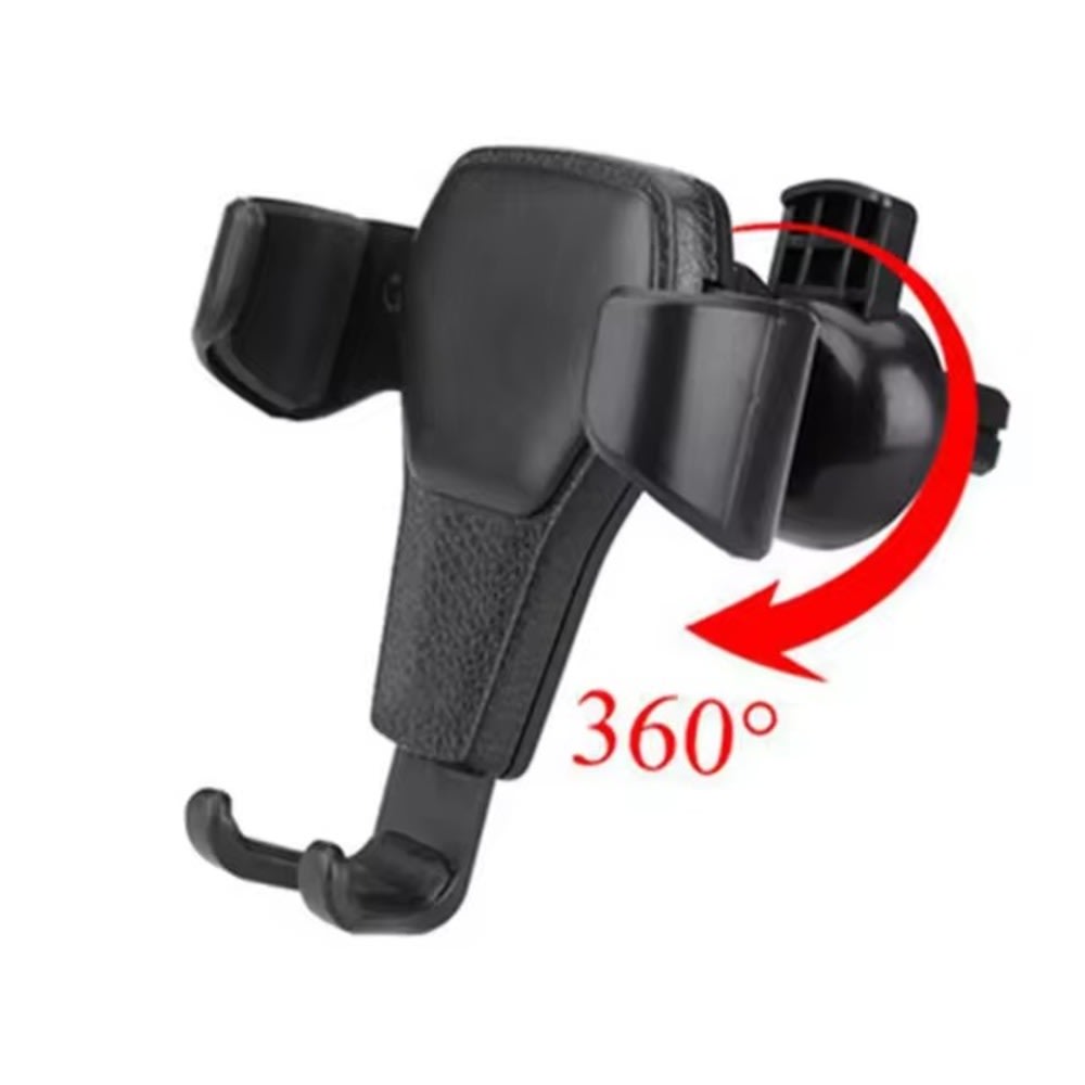Universal Gravity Phone Holder Car Air Vent Mount Metal Mobile Stand GPS Support For Smartphone Air Vent Stand Cradle For Mobile Cell Phone view 1