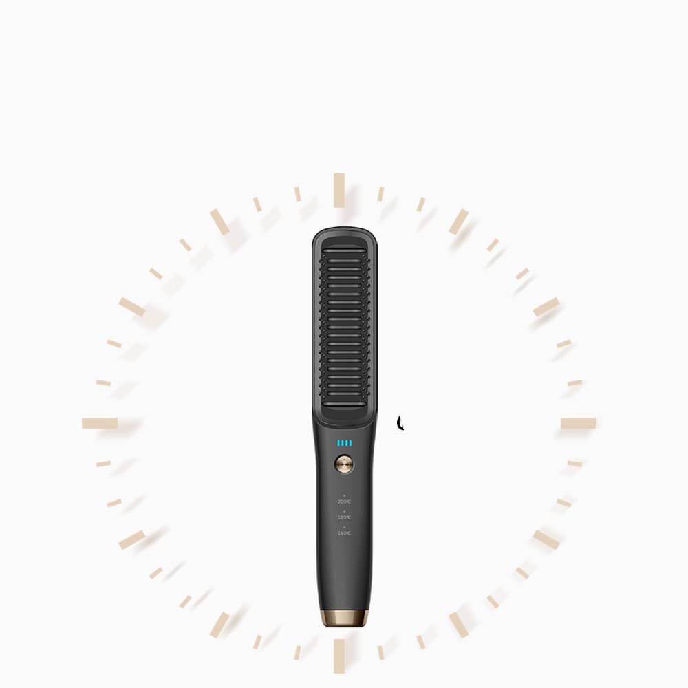 USB Portable Electric Hair Curler Home Wireless view 5