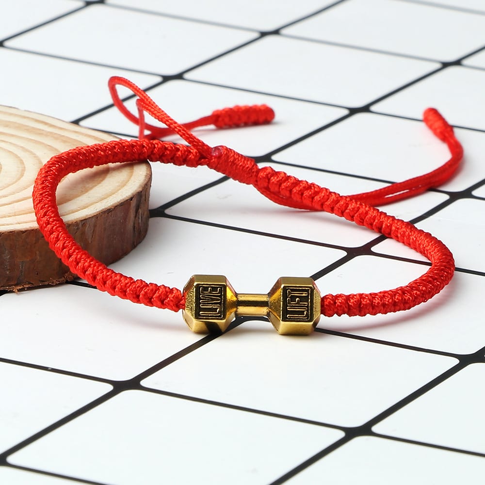 Originality Woven Dumbbell Alloy Bracelet view 8