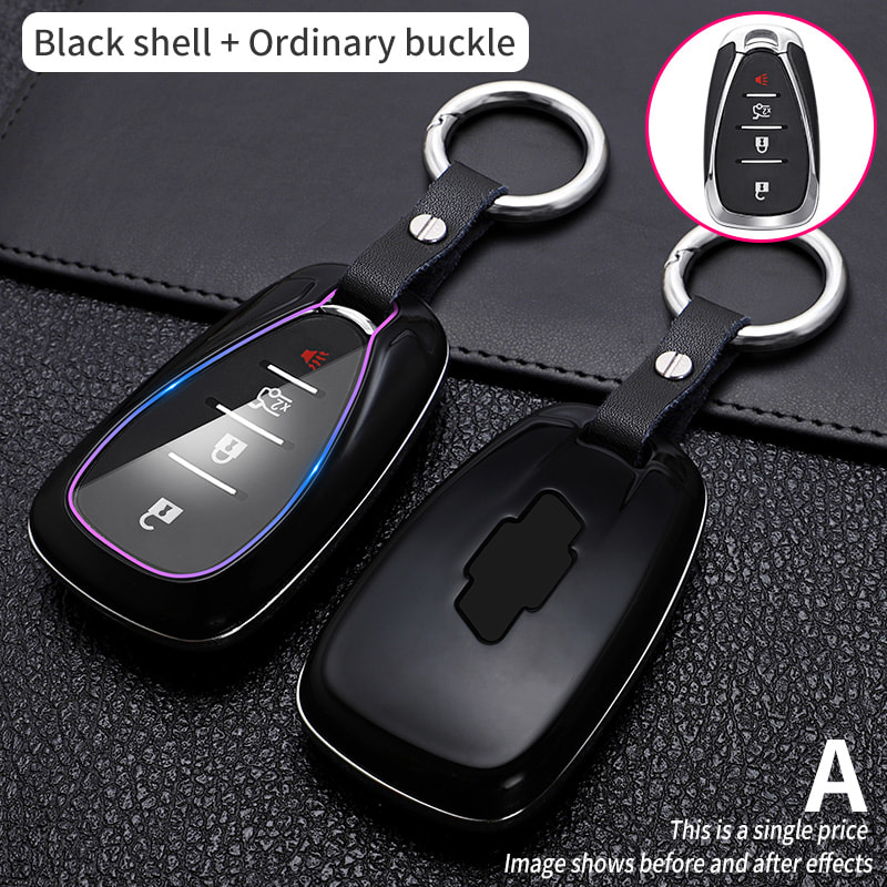 Simple Car Carbon Fiber Key Cover view 6
