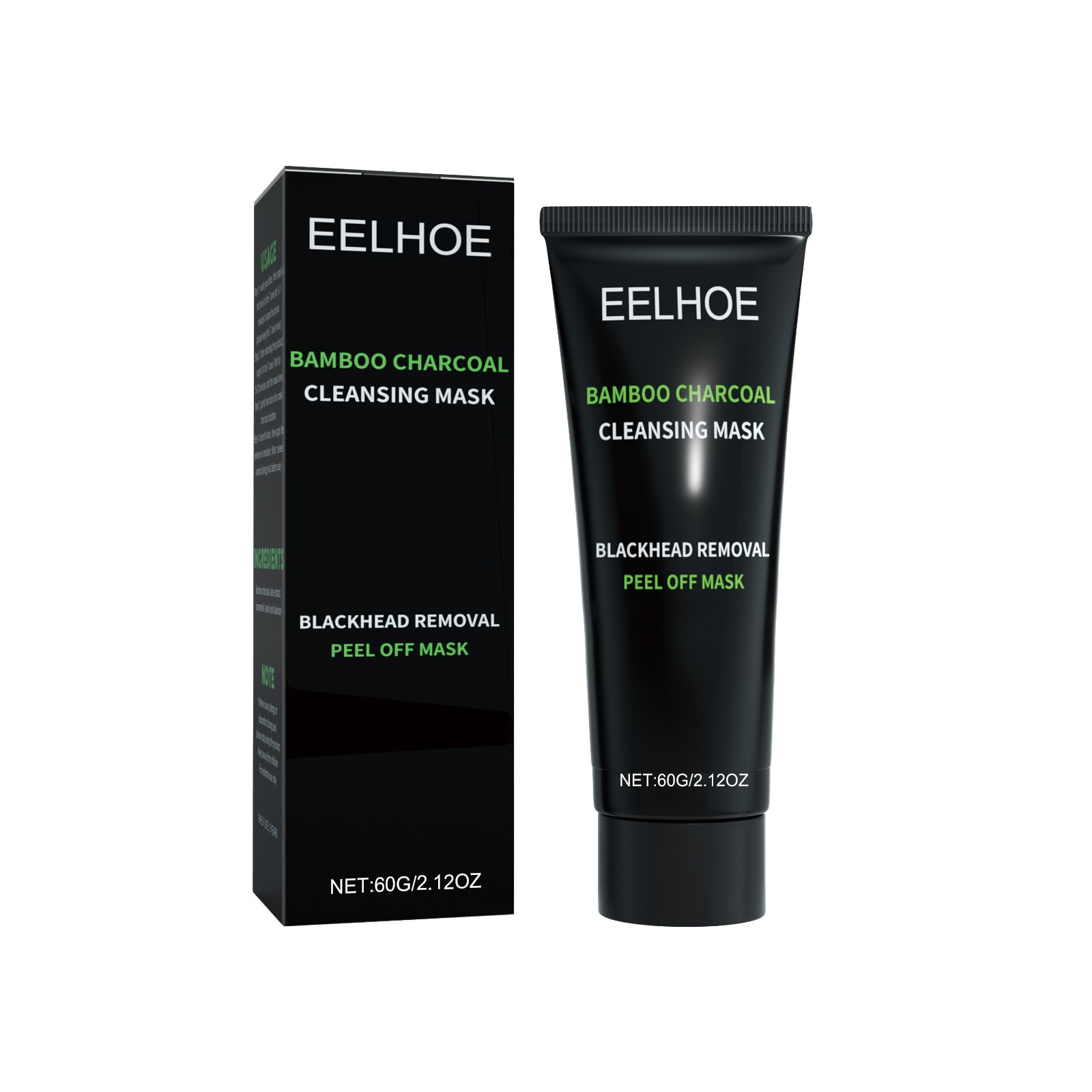 EELHOE Bamboo Charcoal Blackhead Removal Peel-Off Mask For Deep Pore Cleansing And T-Zone Oil Control view 2