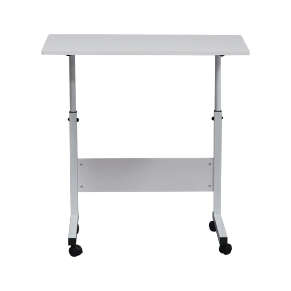 Large Sized Movable Multi-purpose Computer Desk Cover In White view 5