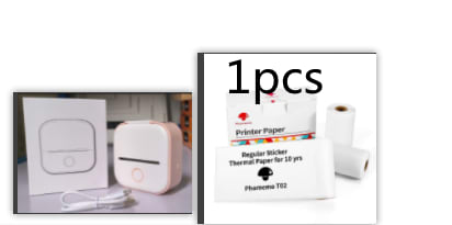 Portable Mini Thermal Label Printer Home Photo Printer Student Wrong Question Printer Bluetooth-compatible Mini Label Printer Price Tag view 74