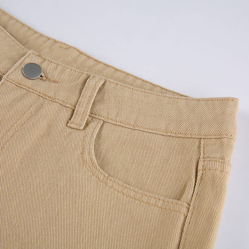 Spice Girl Style High Waist Slim Jeans Bell Bottoms view 17