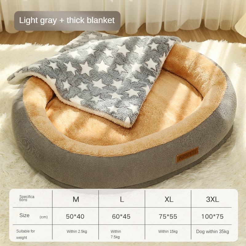 Removable And Washable Dog Bed Warm Cat Bed For Sleeping view 29