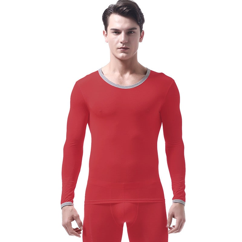 Men's Thermal Underwear Thin Autumn Coat view 4