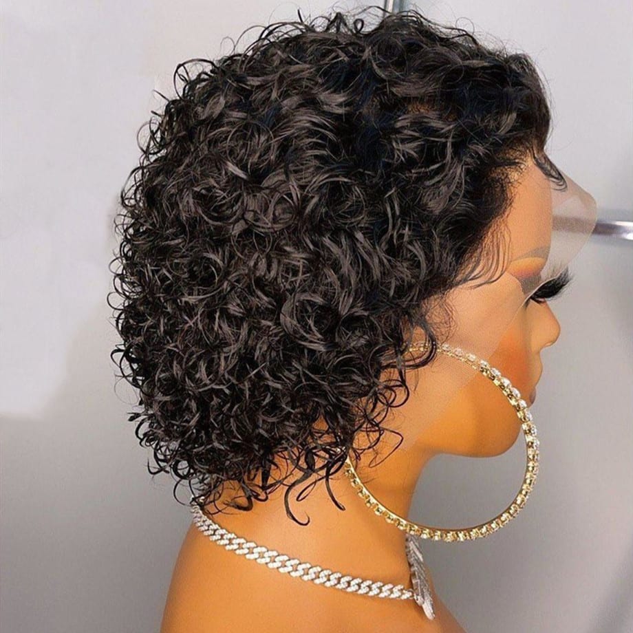 European And American Lace Wig Pixie Head Cover view 4