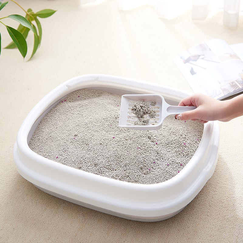 Pet Toilet Cat Litter Box with Scoop High Quality Anti-Splash Dog Plastic Toilet view 6