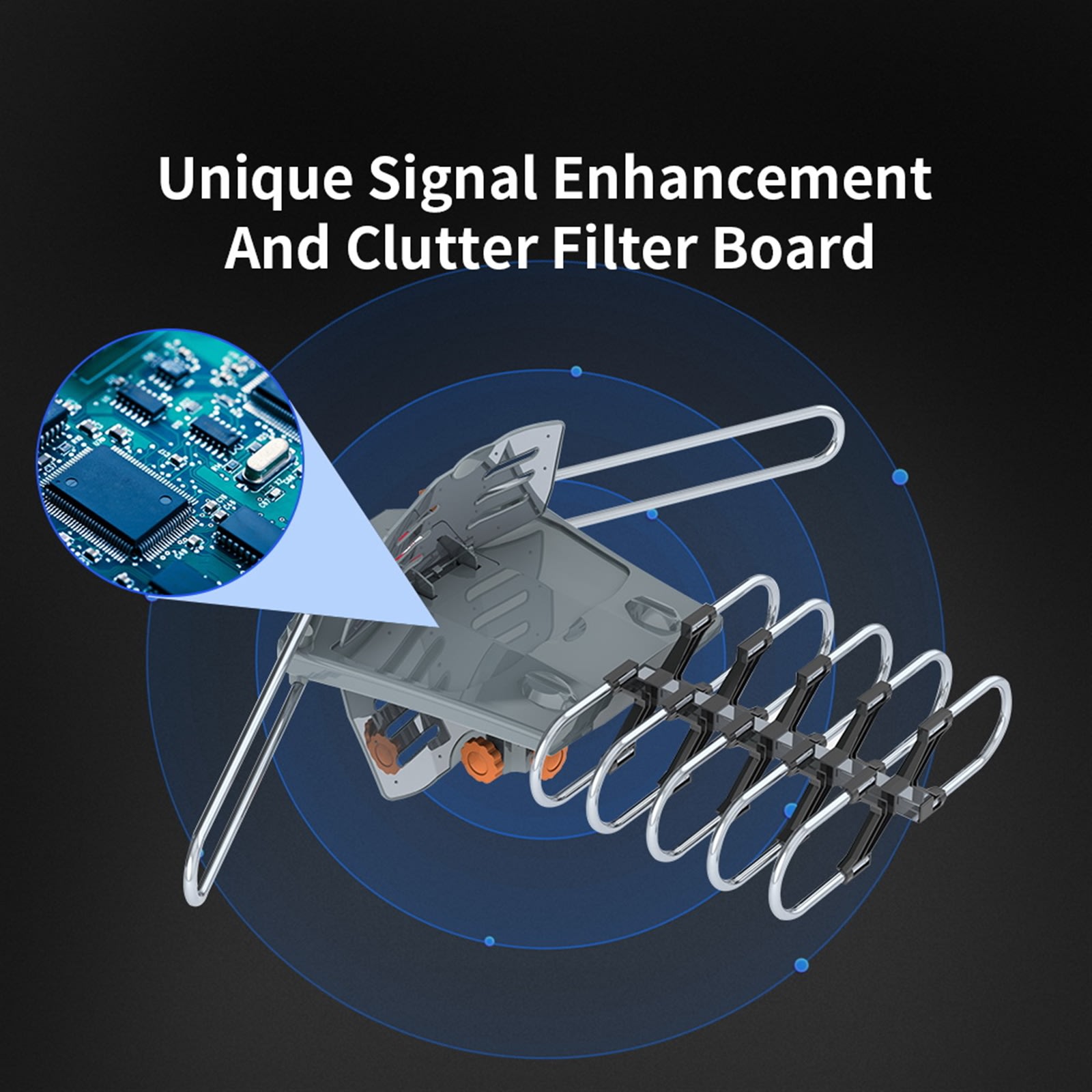 Outdoor Antenna, Without Bracket, 360 Degree Rotation Of US Spec view 9