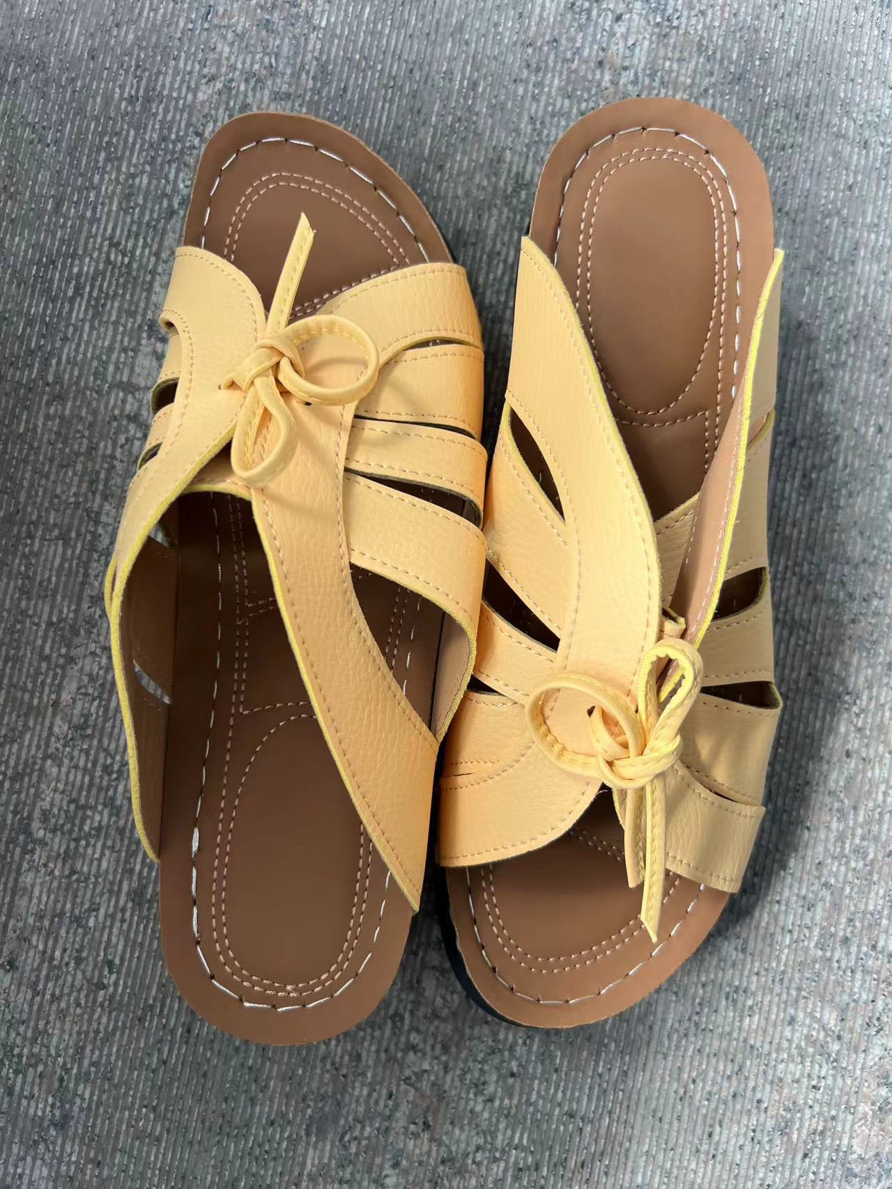 New Roman Shoes For Women Lace-up Platform Wedges Sandals Summer Fashion Slides Casual Vacation Beach Slippers view 8