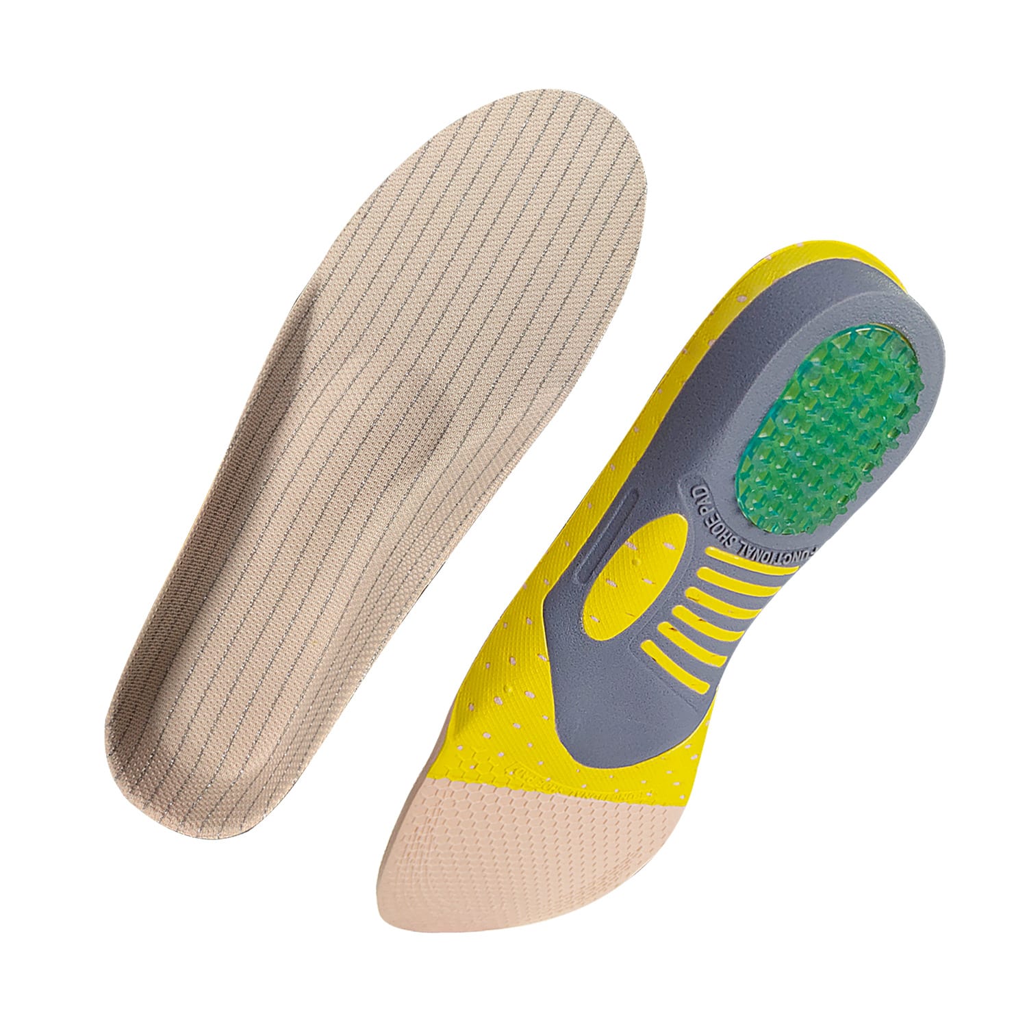 Bow Sports Men's Shock Absorber Sweat-absorbing Insole Women's Breathable Basketball Running Arch Correction Insole view 3
