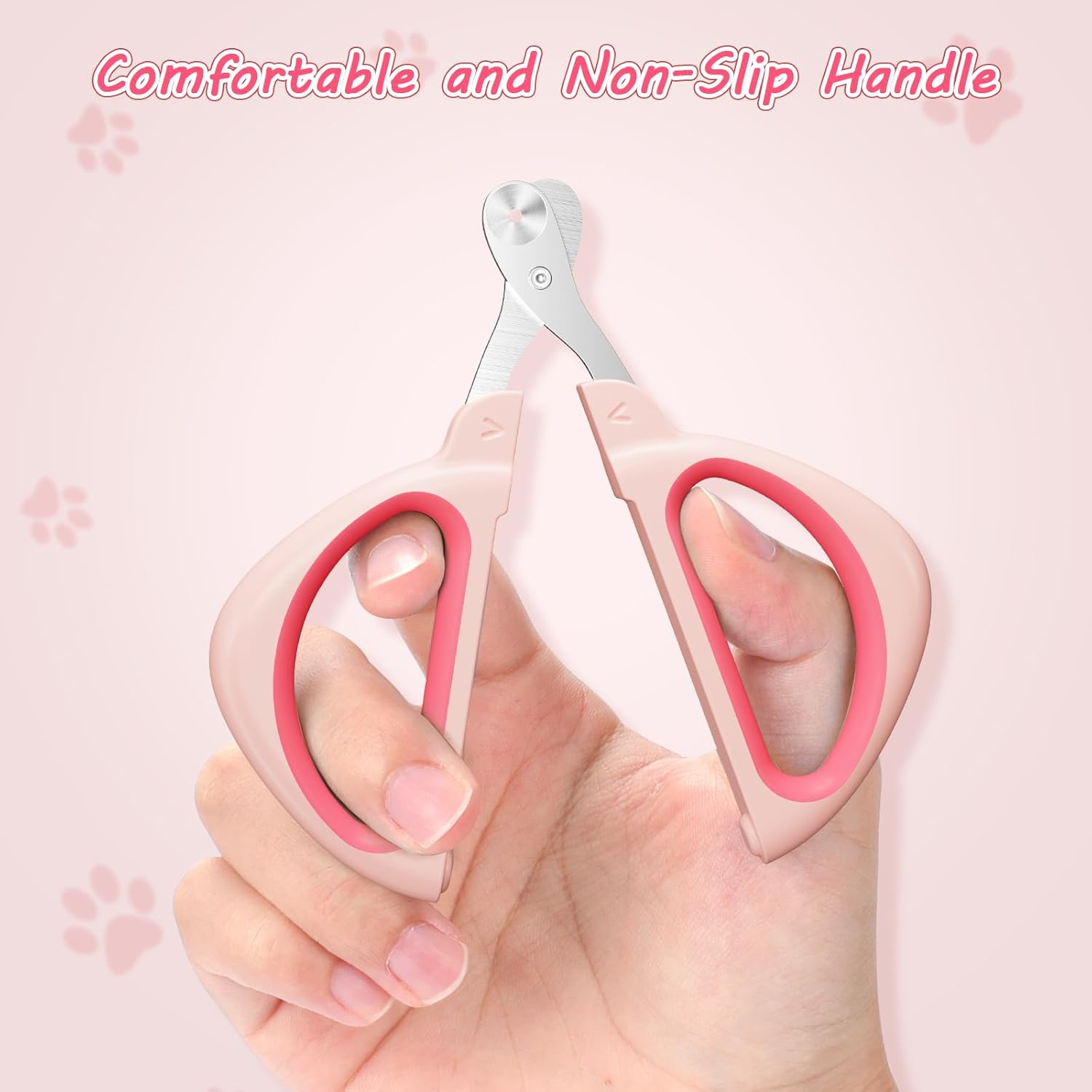 Cat Nail Clipper Cat Nail Trimmer With Positioning Round Hole Sharp Non Slip Handle Cat Claw Clipper Safe Indoor Cat Nail Clipper Pet Nail Clipper For Cats, Puppies And More Animals view 3