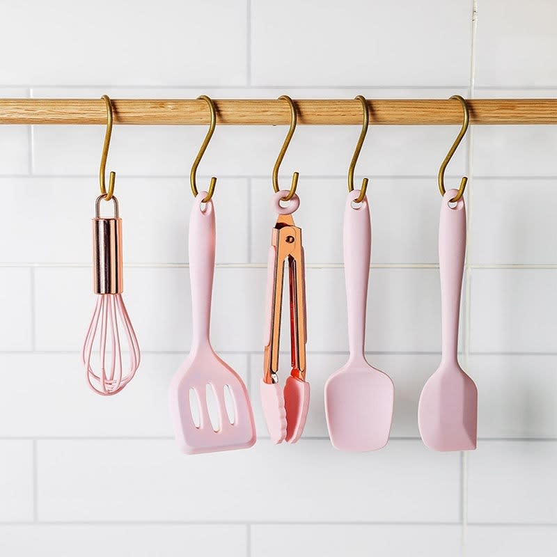 High Temperature Resistant Silicone Non-stick Pan And Small Spatula Kitchenware Set view 8