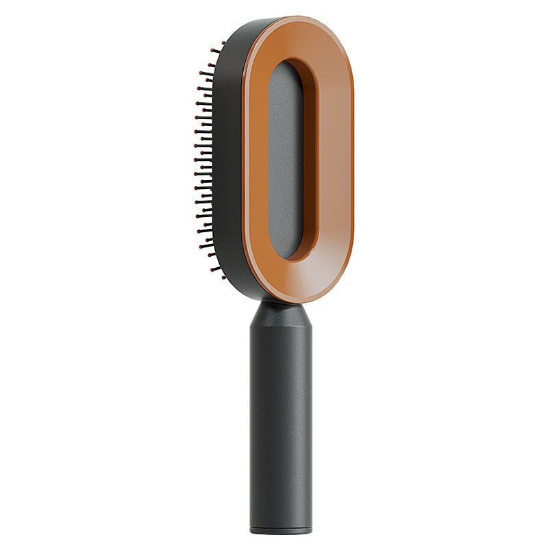 Self Cleaning Hair Brush For Women One-key Cleaning Hair Loss Airbag Massage Scalp Comb Anti-Static Hairbrush view 7