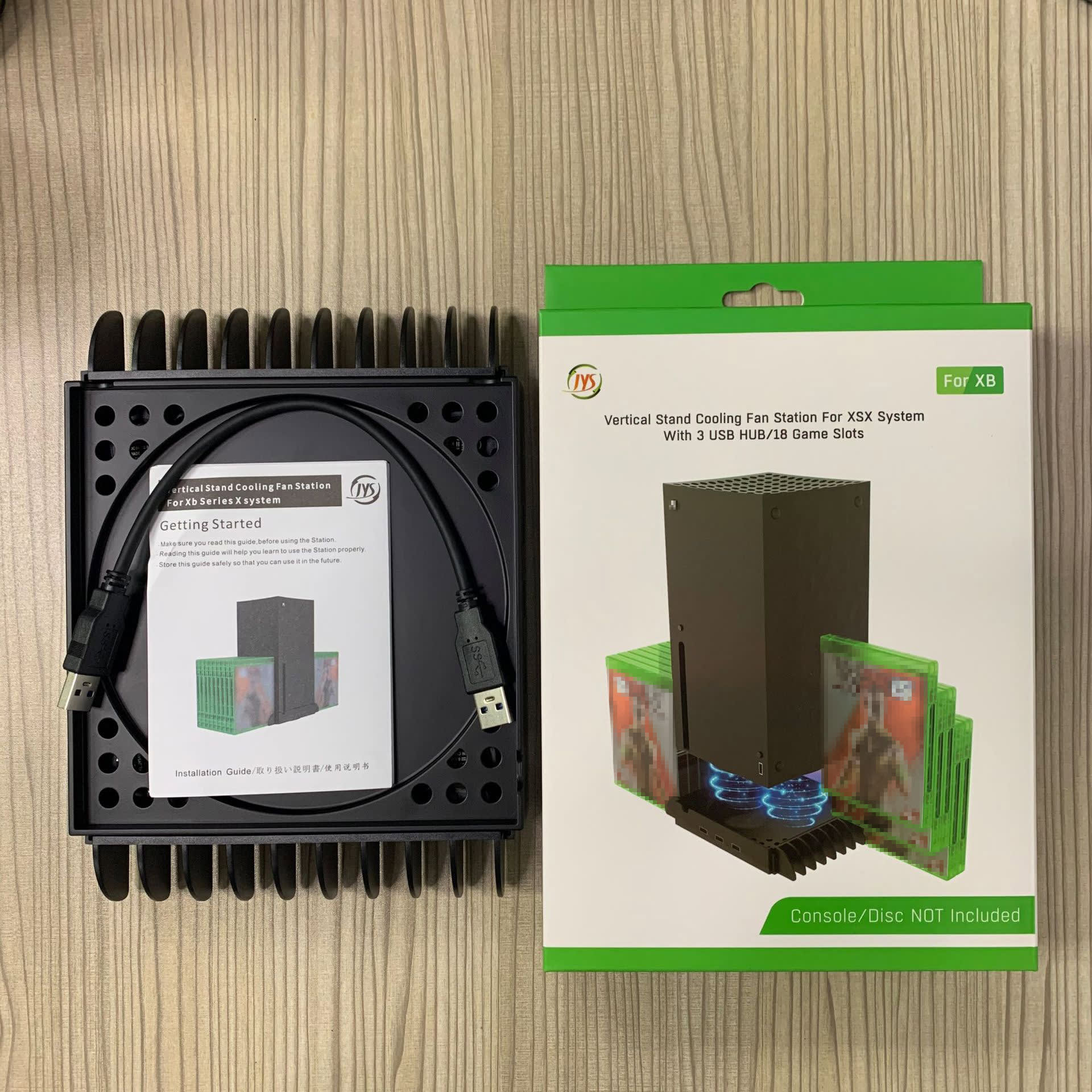 Multi-function Hub Cooling Base Plus Storage Rack view 3
