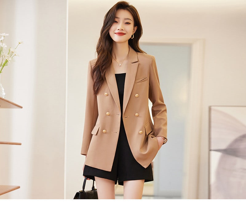 Women's Loose Mid-length Business Suit view 2