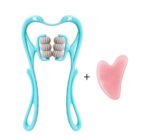 Multifunctional Manual Six-wheel Neck Massager Massage Relieve Roller Massage Tool view 32
