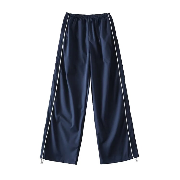 Women's Drawstring Striped Quick-drying Casual Pants view 2