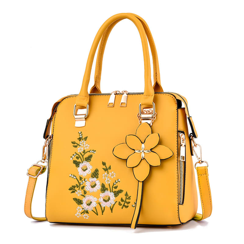 Women's Single-shoulder Messenger Handbag With Print Decoration view 5