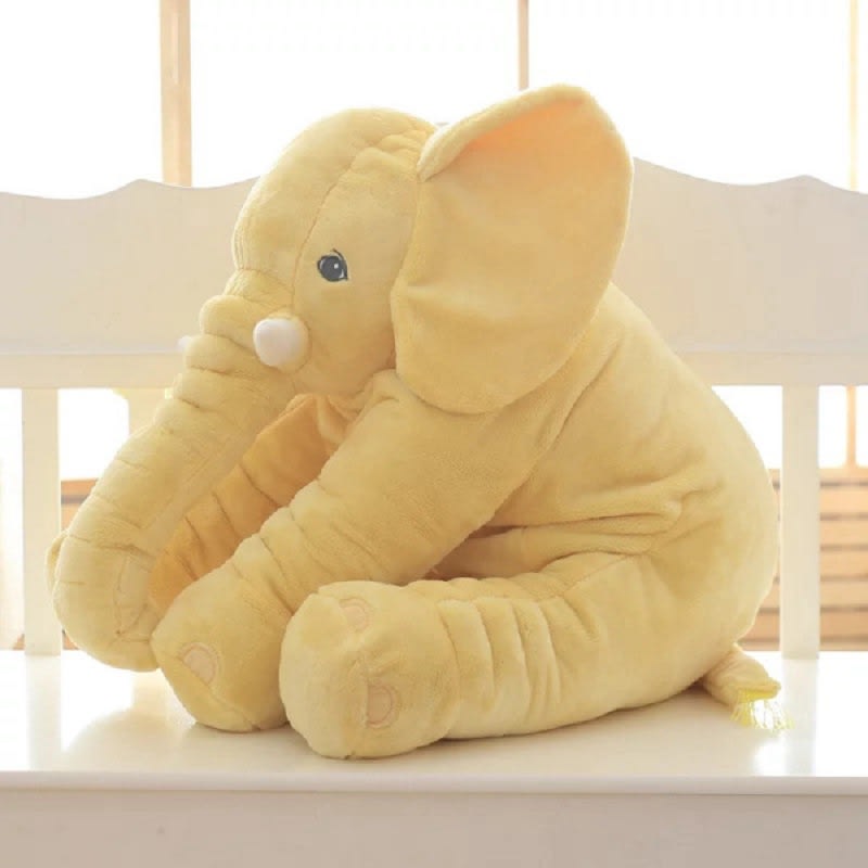 Soft Comfort Elephant Plush Toy  Accompany Sleeping Baby Sleep Child Pillow Leather Shell view 2
