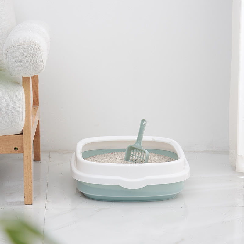 Pet Toilet Cat Litter Box with Scoop High Quality Anti-Splash Dog Plastic Toilet view 4