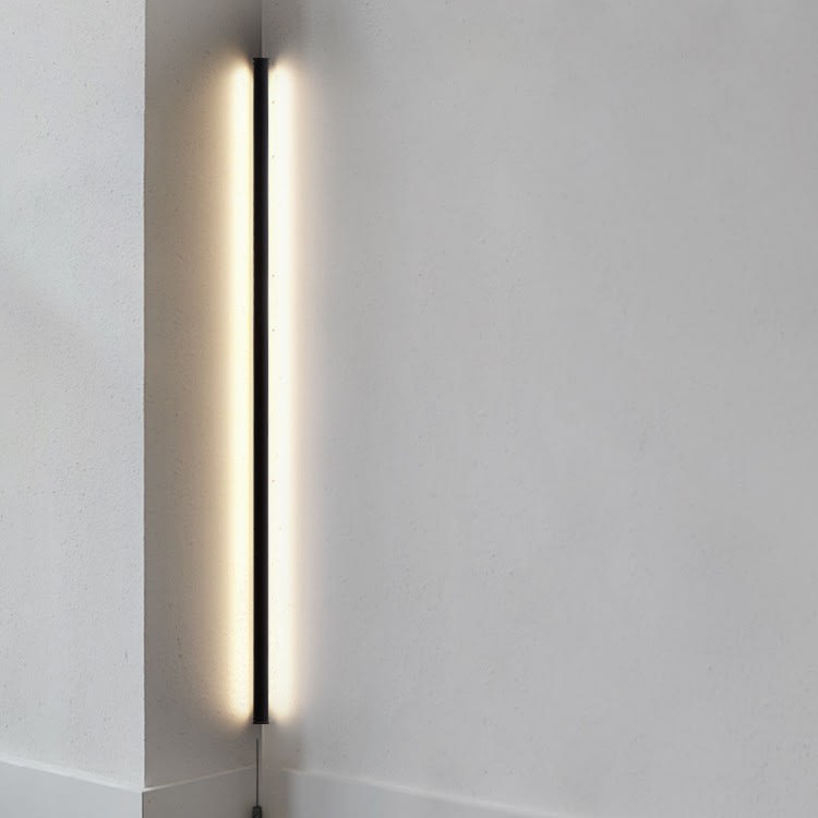 Atmosphere Lamp In The Corner Of The Background Wall Of The Bedroom And Living Room view 6
