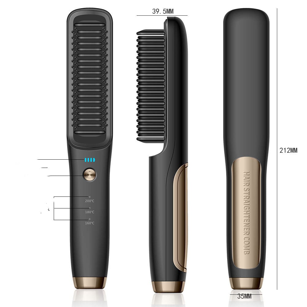 USB Portable Electric Hair Curler Home Wireless view 2
