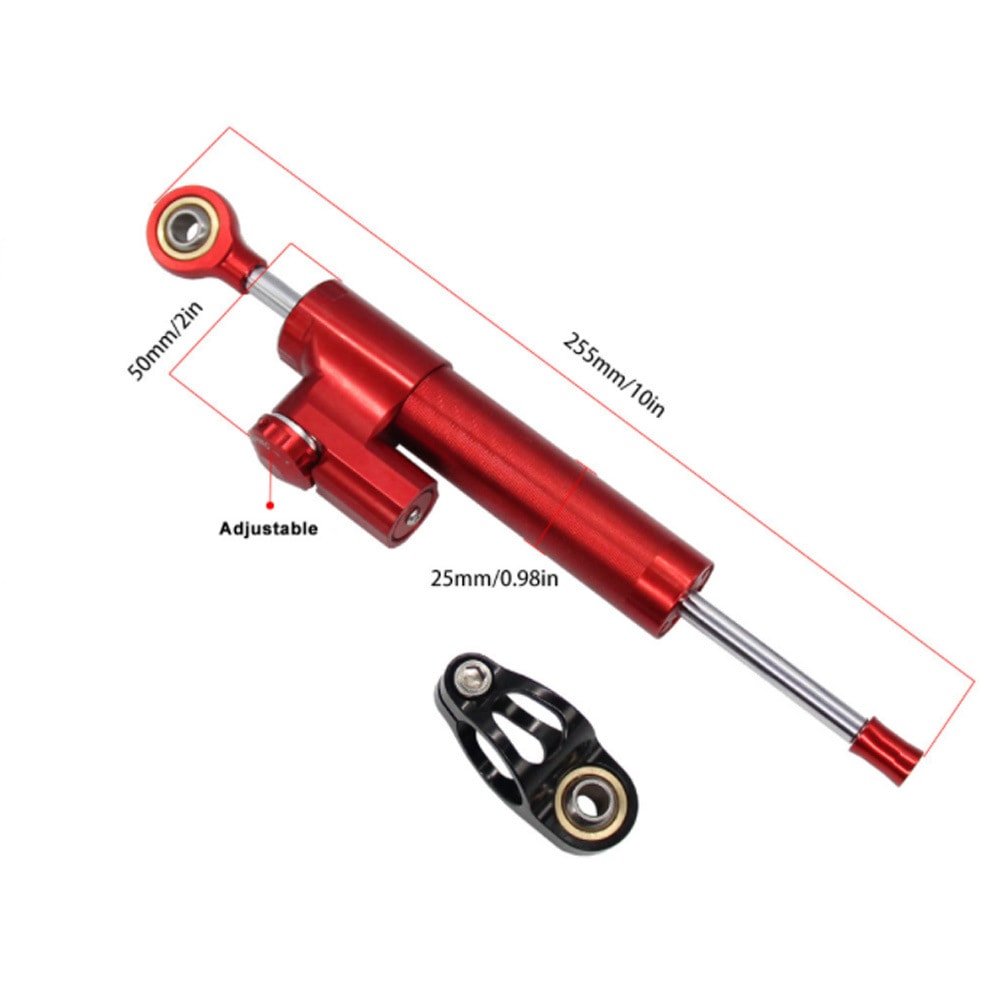 Motorcycle Refitting Accessories Titanium Ruler General view 2