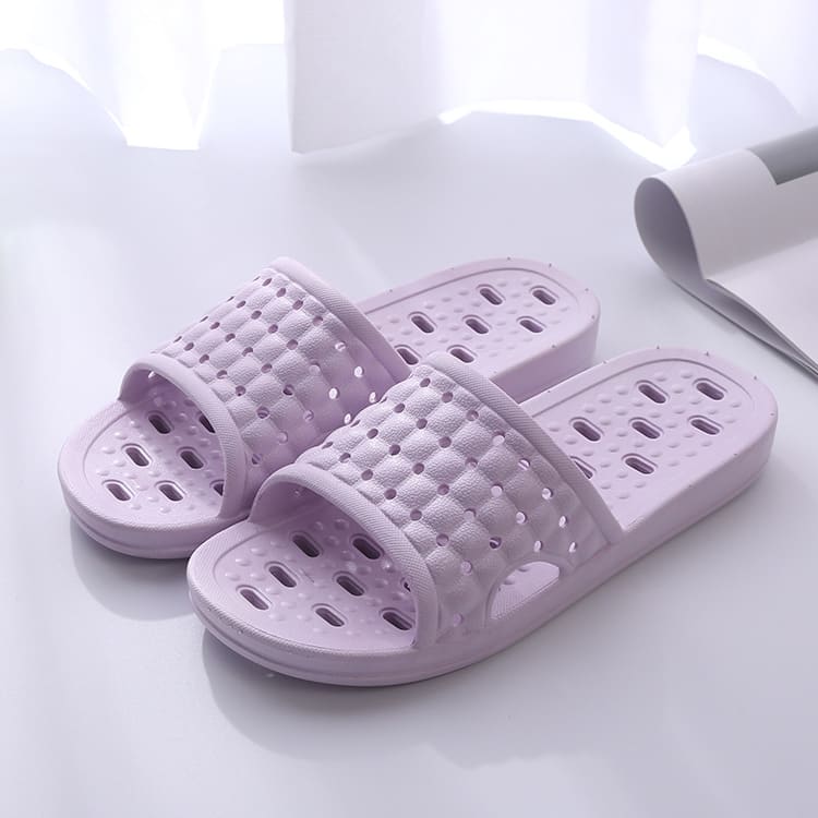 Summer House Shoes Non-slip Hollow Sole Design Floor Bathroom Slipper For Women Men view 5