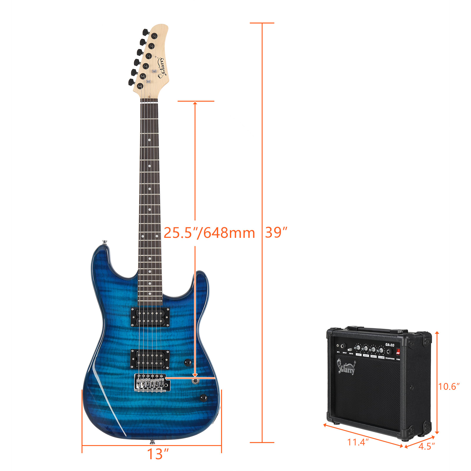 ST Electric Guitar, Speaker Set view 35