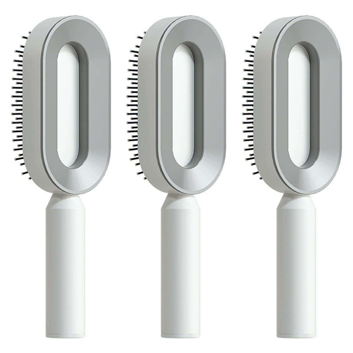 Self Cleaning Hair Brush For Women One-key Cleaning Hair Loss Airbag Massage Scalp Comb Anti-Static Hairbrush view 13