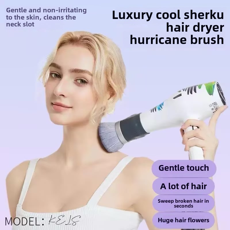 A Hairbrush For Hair Dryers. It Is A Hairbrush Used In Barbershops With Soft Bristles. It Is Compatible With Hair Dryers With A Diameter Of 4 To 5.5 Cm. view 4