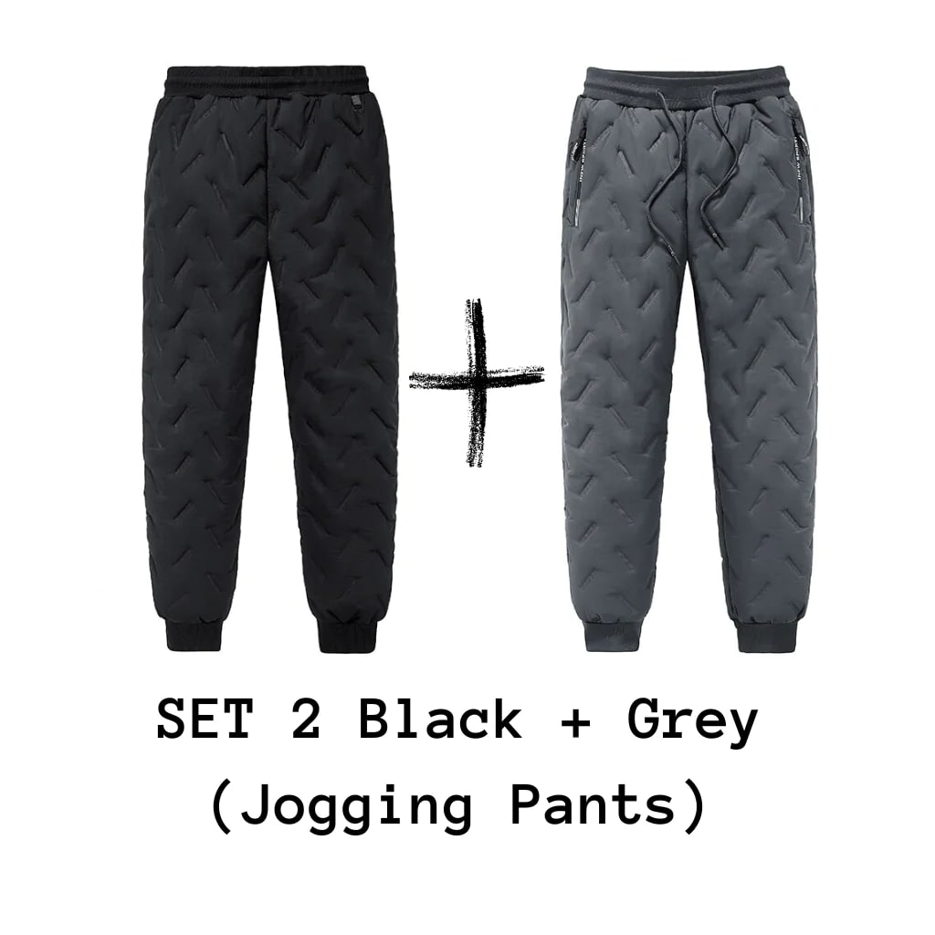 Men's Trousers Winter Velvet Thickening Loose Fleece Pants With Zip Pocket Large Size Windproof Warm Jogging Pants view 10