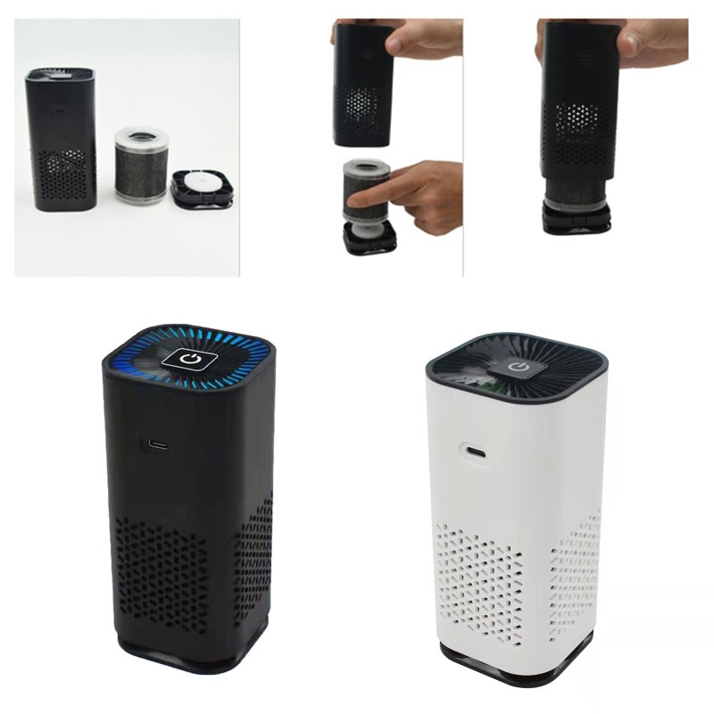Car Air Purifier Portable Negative Ion Generator Remove Formaldehyde Dust Smoke Air Freshen Washer For Home Car view 23