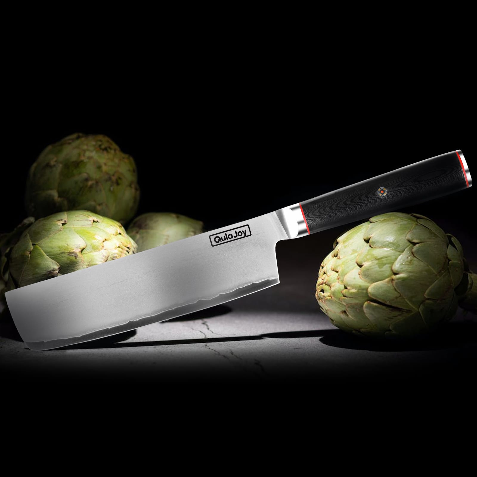 Qulajoy VG10 Chef Knife, Japanese 10Cr15MoV Steel Chefs Knives, Slicing Knife For Meat Vegetable view 11