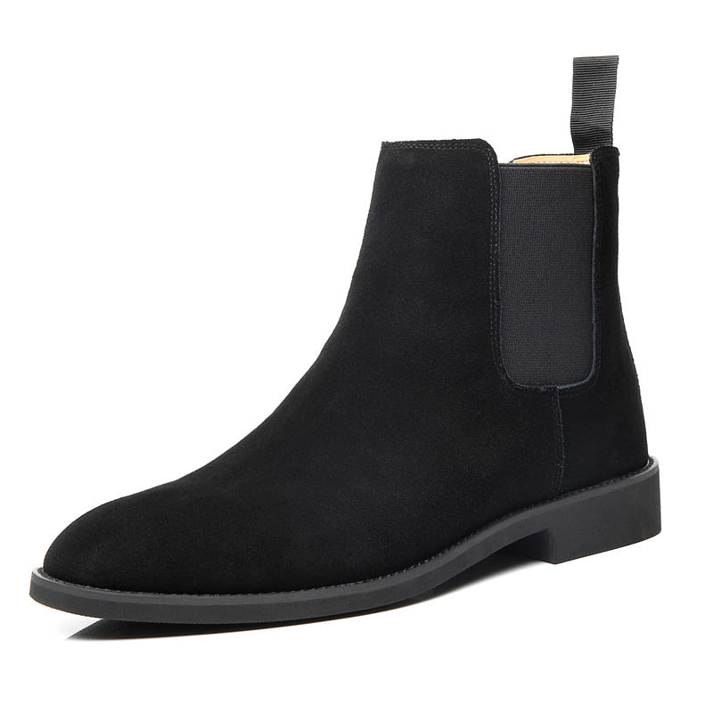 Boots Men's Leather Autumn And Winter Men's Boots Pointed Toe view 3
