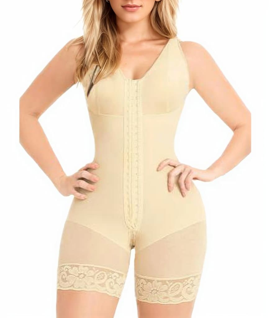 Fajas Colombiana Shapewear For Women Tummy Control Post Surgery Full Body Shaper Butt Lifter With Zipper Crotch Skimsbodysuits Elegant Bodysuit Faja Shaper view 3