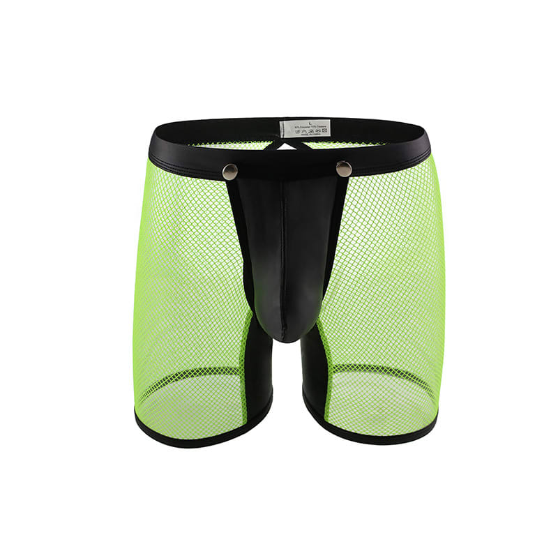 Fashionable Men's Mesh Underpants Boxer Sexy Hollow Low Waist view 8