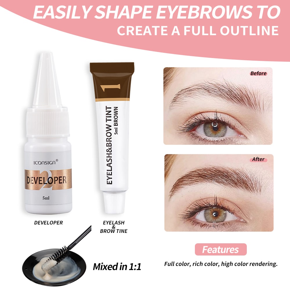 ICONSIGN Lash Lift EyeLash Eyebrow Dye Tint Kit Lashes Perm Set Brow Lamination Makeup Tools view 7