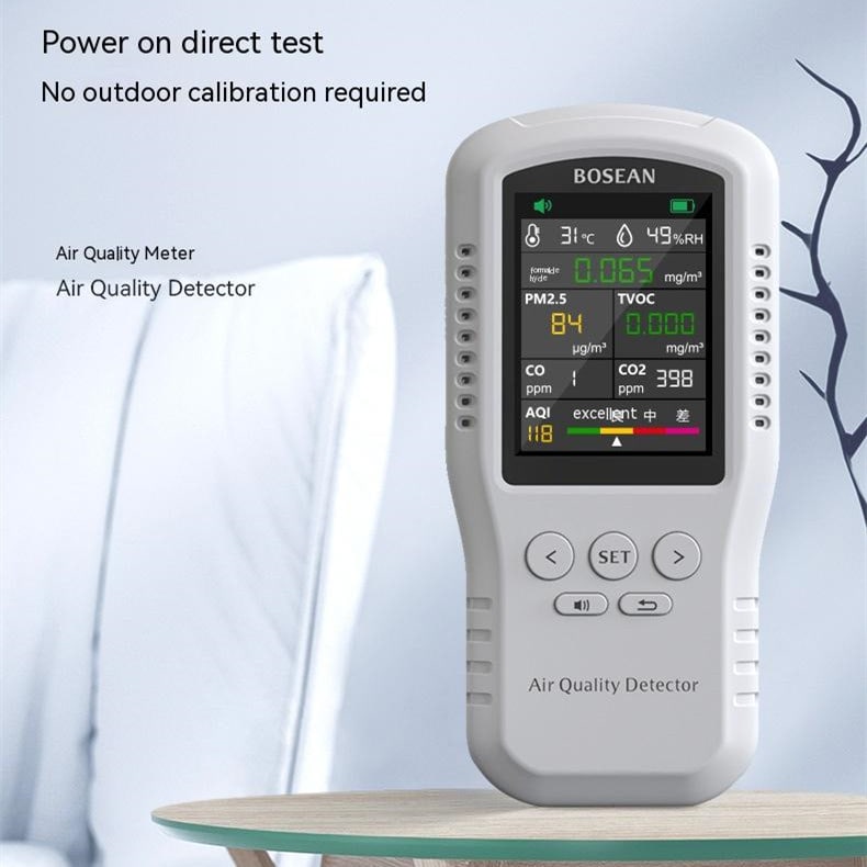 High Precision Formaldehyde Measuring Instrument Formaldehyde Measuring Household Indoor Air Quality Tester view 7