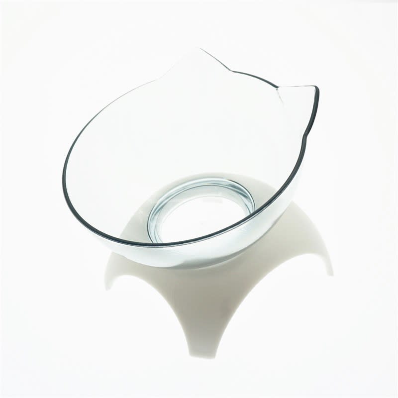 Cat Elevated Feeder Stand With Transparent Bowl view 5