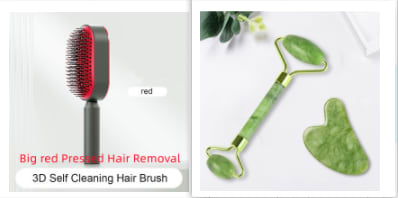 Self Cleaning Hair Brush For Women One-key Cleaning Hair Loss Airbag Massage Scalp Comb Anti-Static Hairbrush view 21