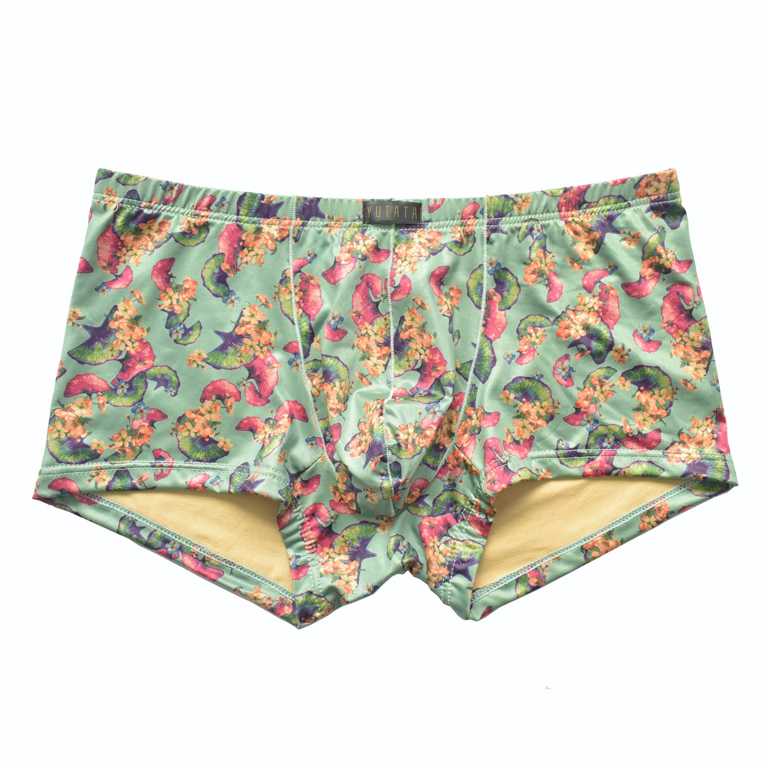 Gingko Leaf Printing Large Size Men's Boxers view 4