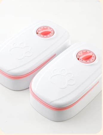Automatic Pet Feeder Smart Food Dispenser For Cats Dogs Timer Stainless Steel Bowl Auto Dog Cat Pet Feeding Pets Supplies view 3