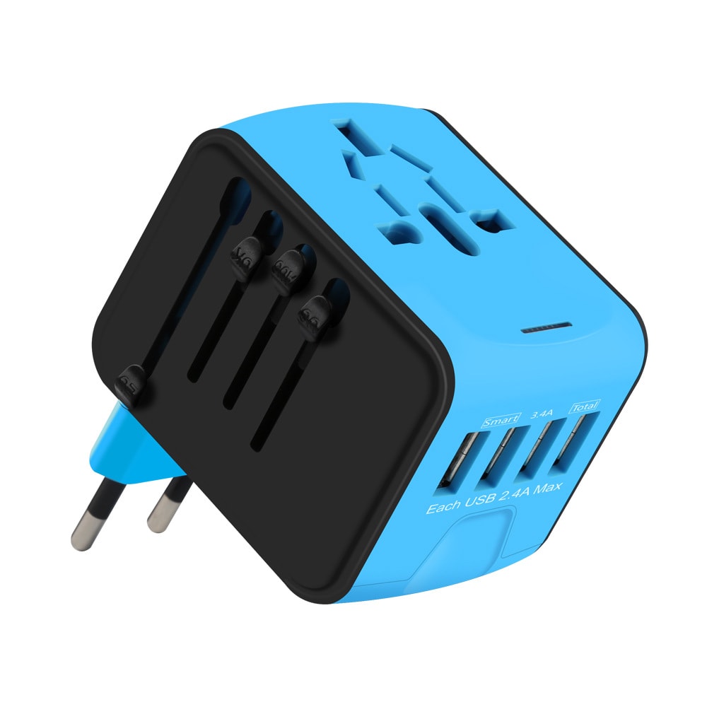 Travel Multifunctional 4 Charging Dock USB Converter view 9