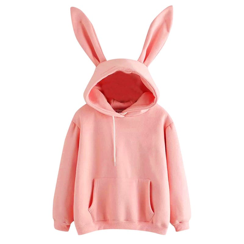 Harajuku Guardian Hooded Rabbit Sweatshirt view 4