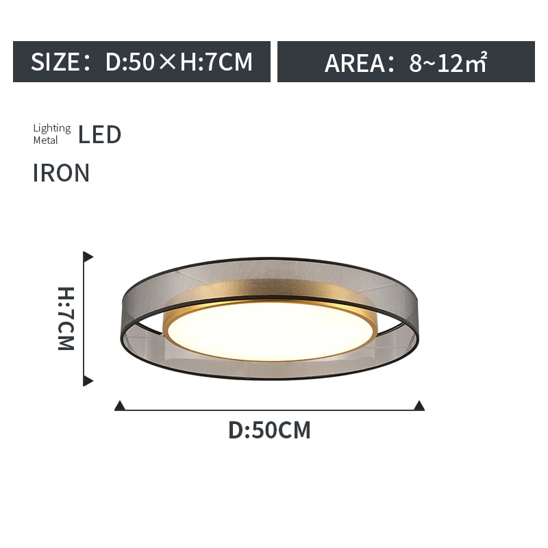 Round Living Room Ceiling Lamp view 6